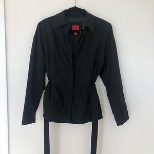 Espirit Zipper Waist length Trench Coat